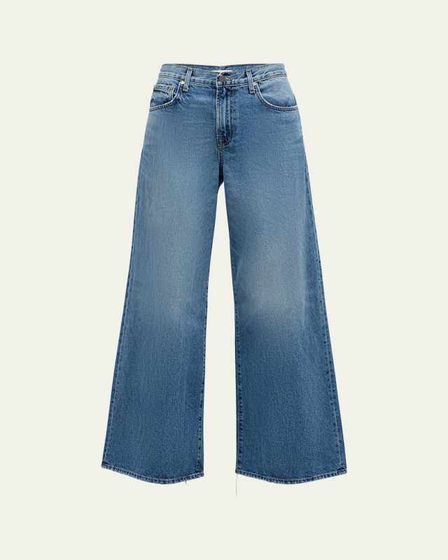Tiny Dancer Wide-Leg Denim Jeans